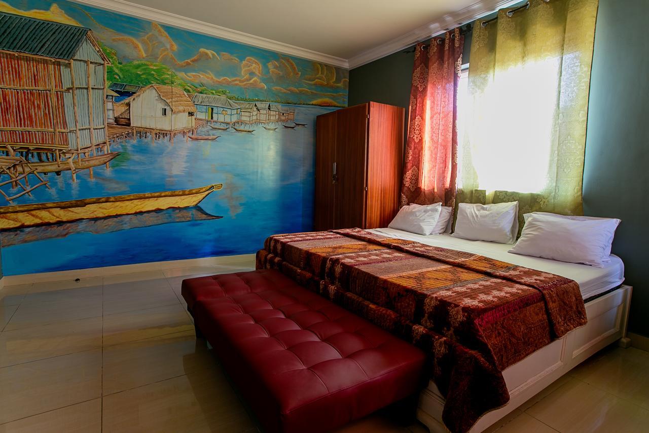 @Home Boutique B&B Hostel And Suite Akkra Exterior foto